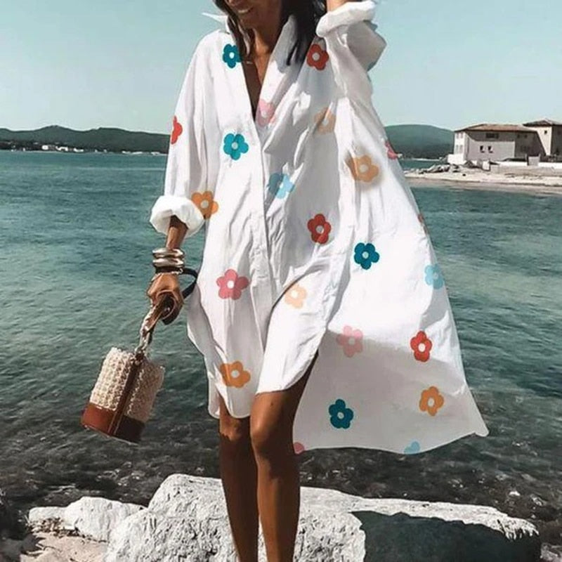 Oversized Fly Away Easy Travel Dress