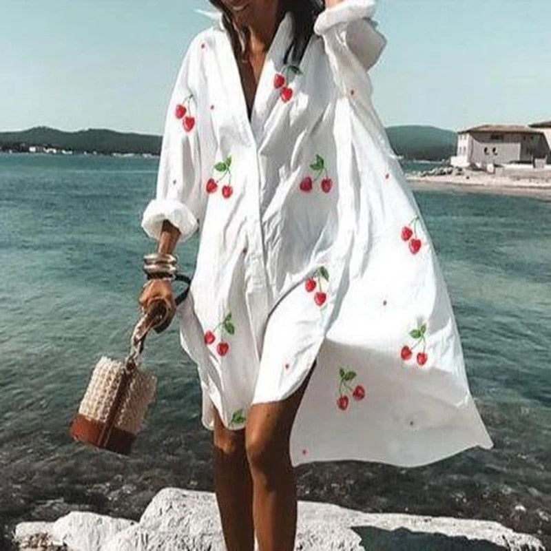 Oversized Fly Away Easy Travel Dress