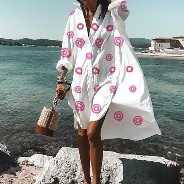 Oversized Fly Away Easy Travel Dress