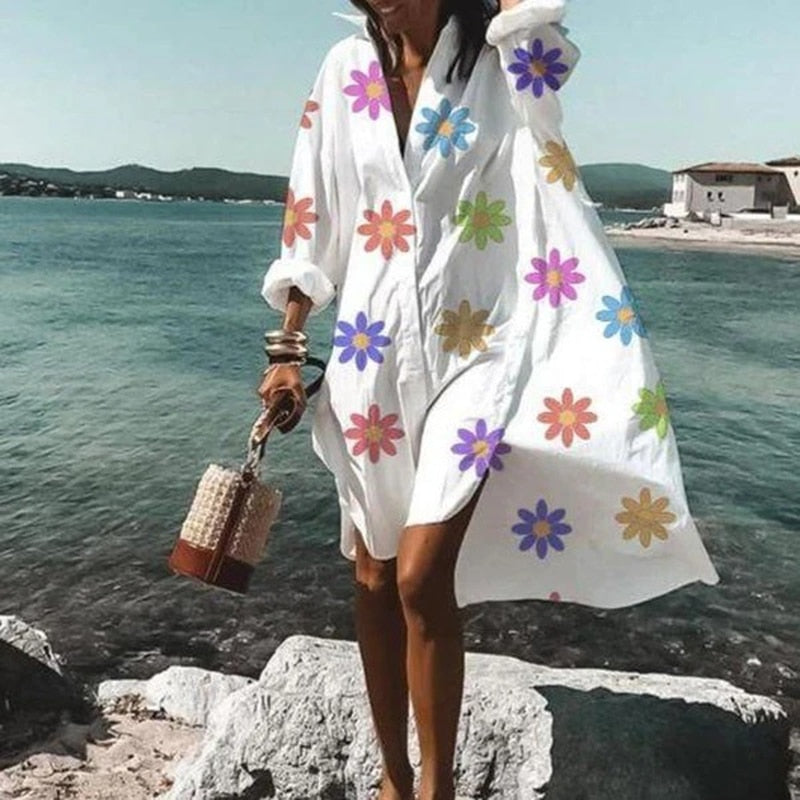 Oversized Fly Away Easy Travel Dress