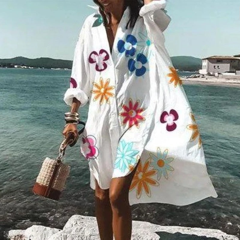 Oversized Fly Away Easy Travel Dress