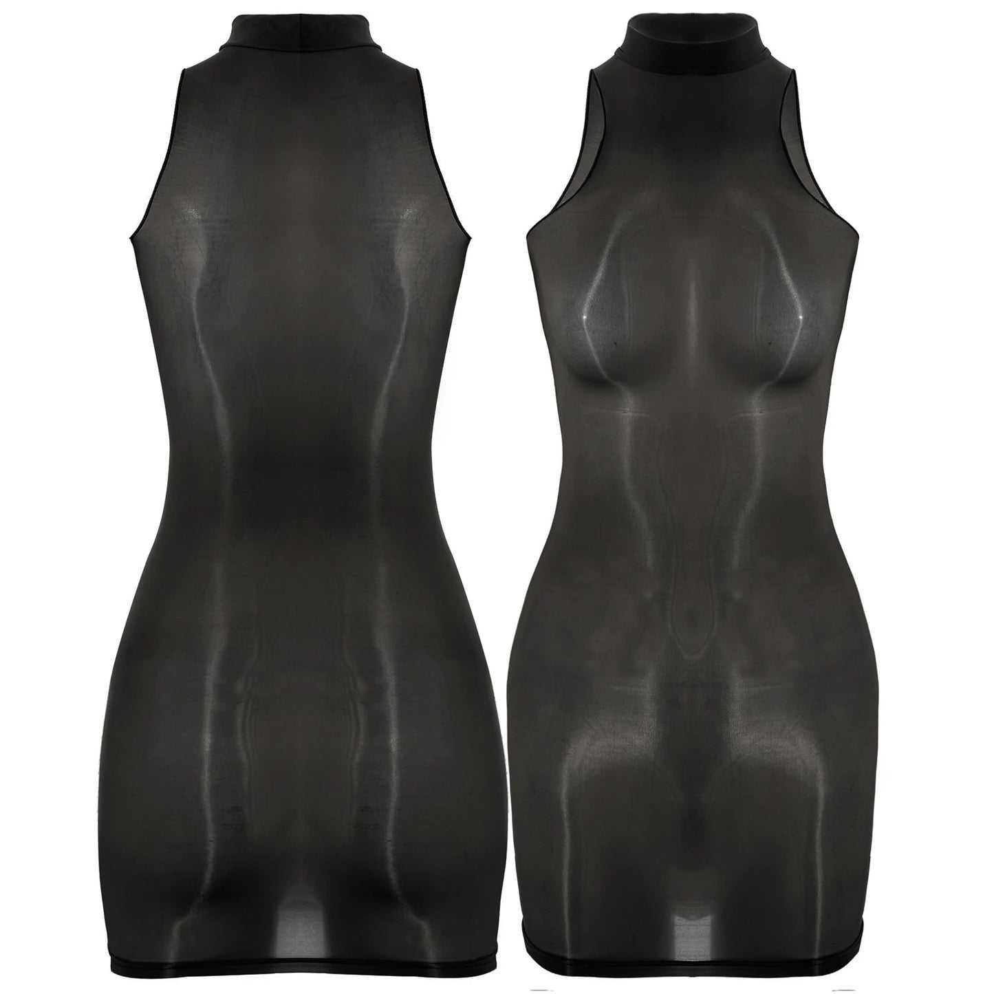 Womens See Though Bodycon Dress