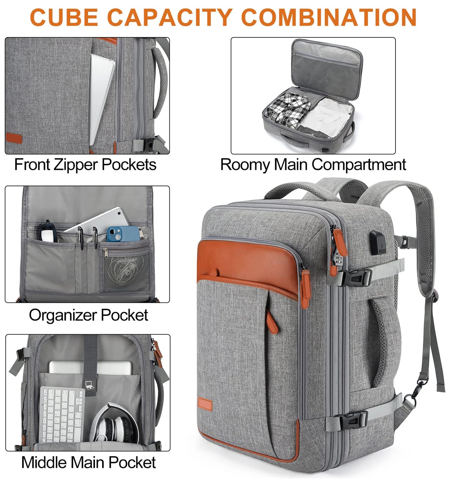 MaxPack Expandable Travel Backpack