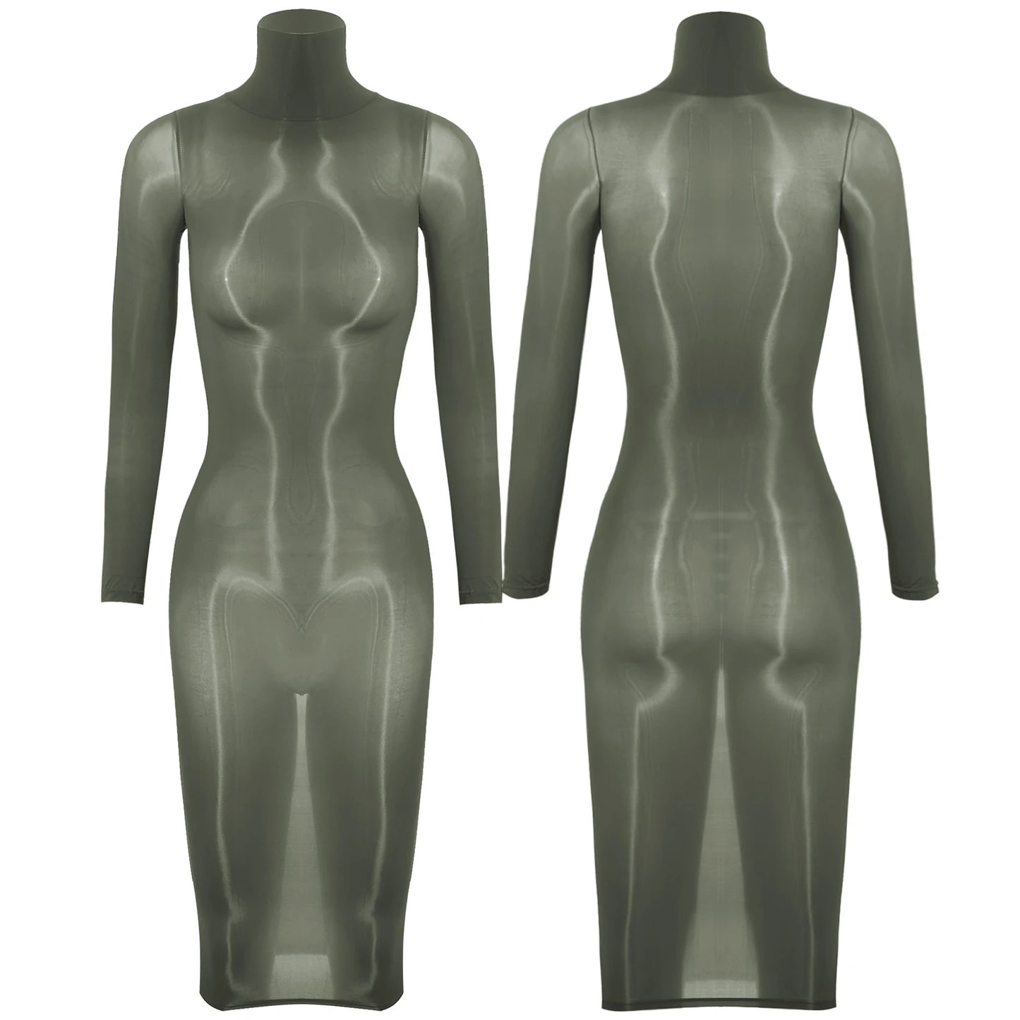 Womens See Though Bodycon Dress