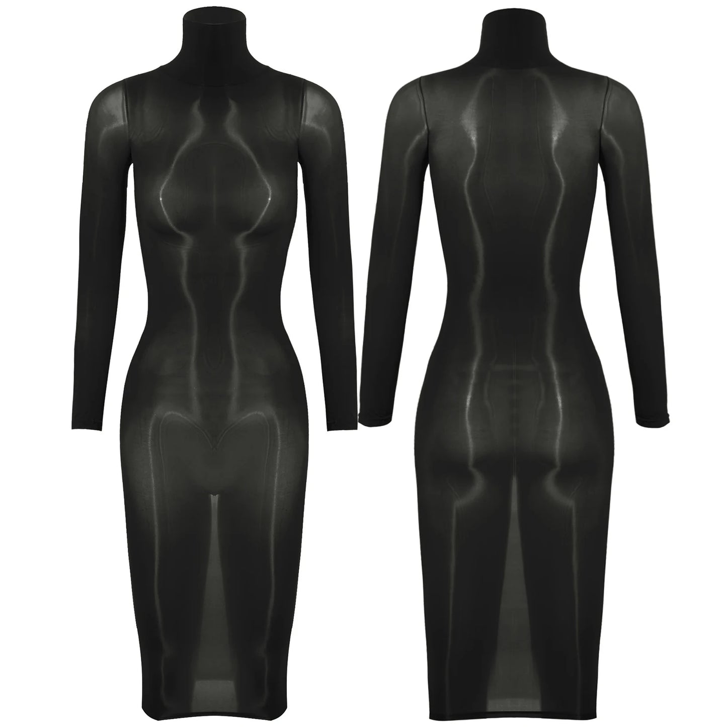 Womens See Though Bodycon Dress