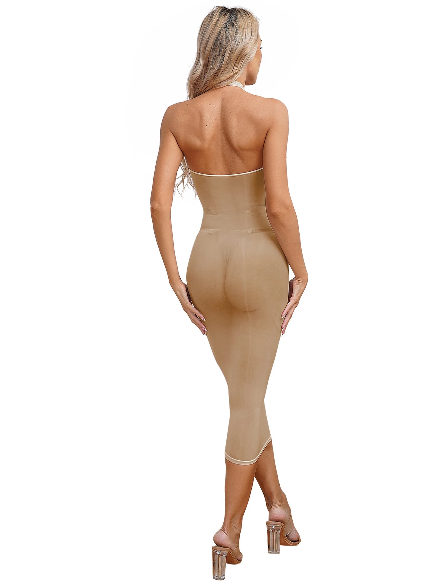 Womens See Though Bodycon Dress