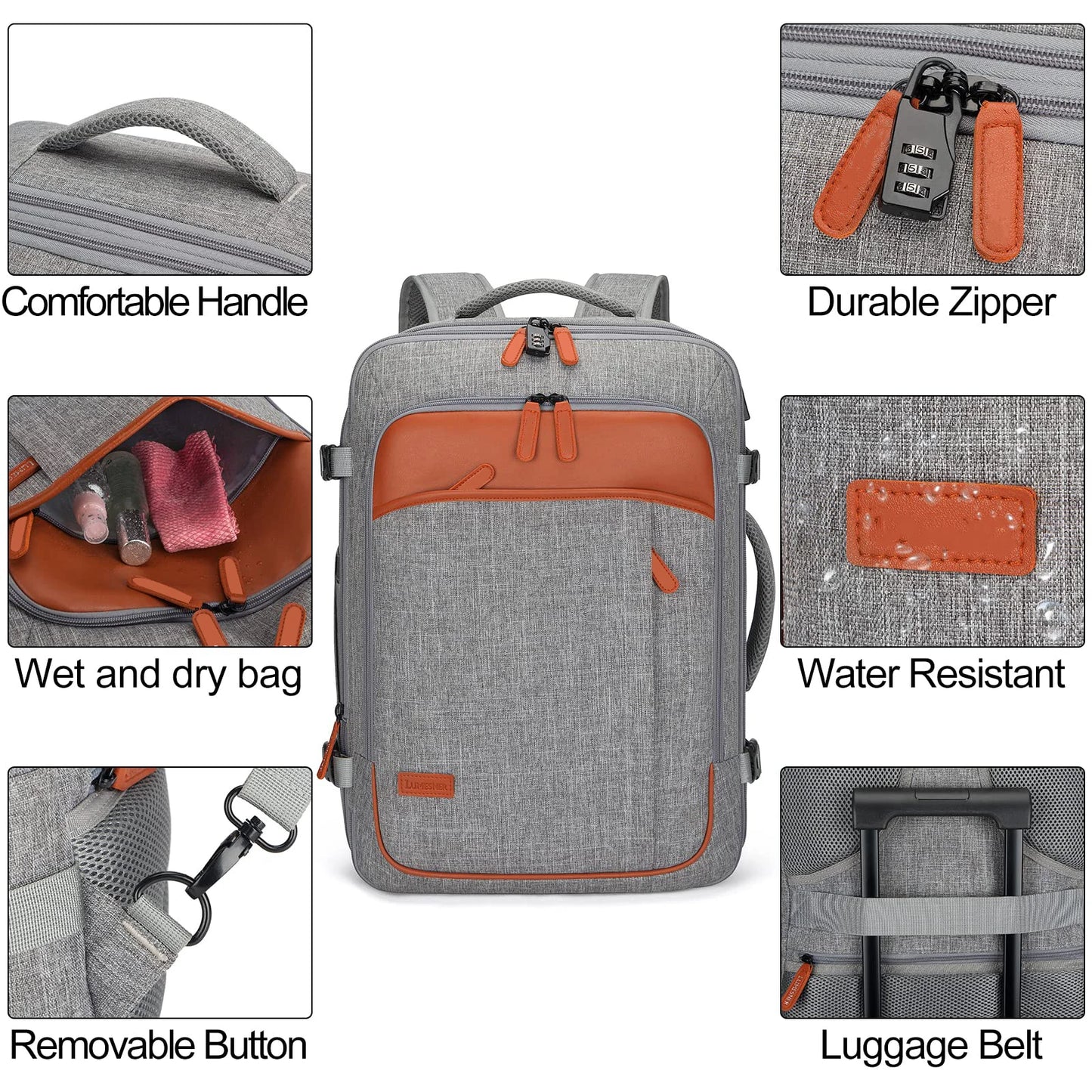 MaxPack Expandable Travel Backpack