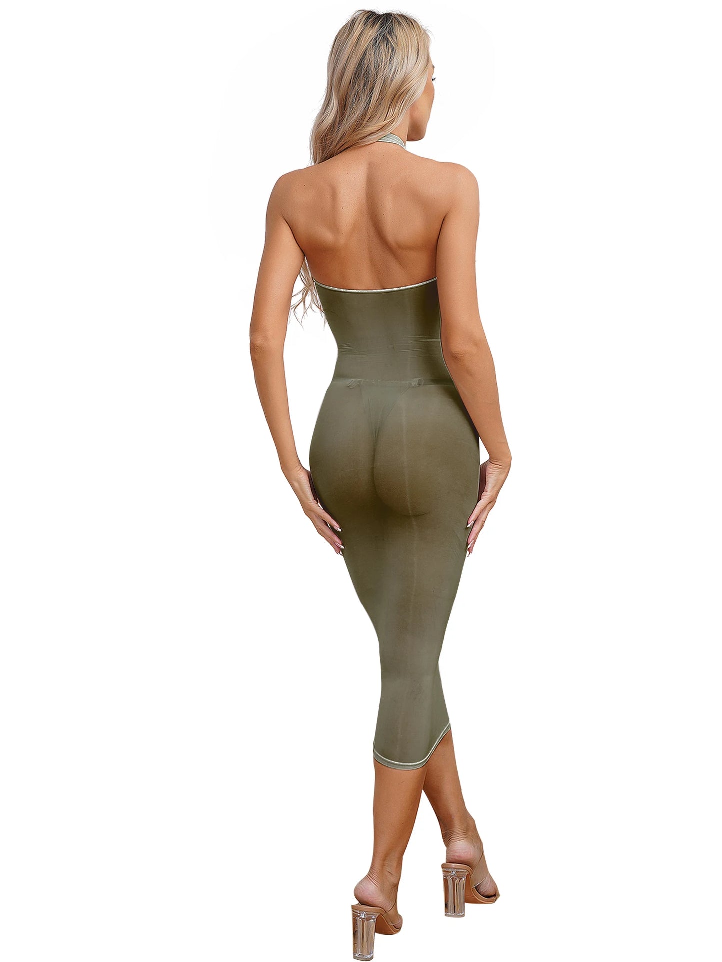 Womens See Though Bodycon Dress