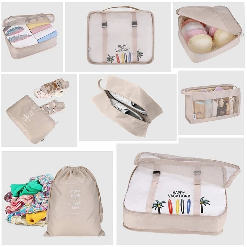 TravelPro 8-Piece Organizer Set