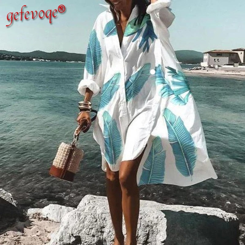 Oversized Fly Away Easy Travel Dress